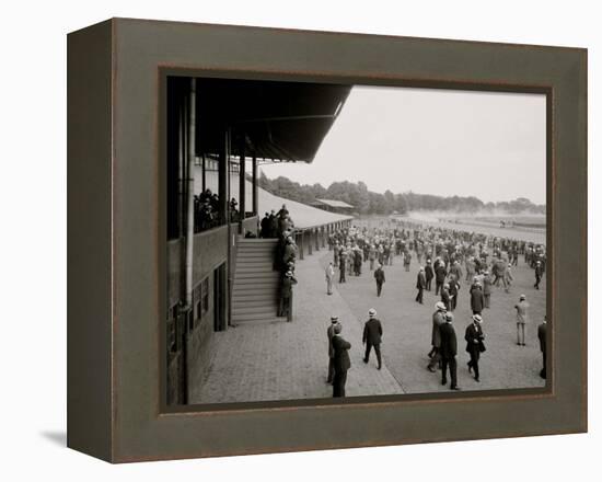 Saratoga Race Track, Saratoga Springs, N.Y.-null-Framed Stretched Canvas