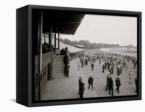 Saratoga Race Track, Saratoga Springs, N.Y.-null-Framed Stretched Canvas