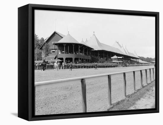 Saratoga Springs, N.Y., Grand Stand, Race Track, C.1900-10-null-Framed Premier Image Canvas