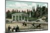 Saratoga Springs, New York - Congress Spring Scene in 1848-Lantern Press-Mounted Art Print