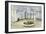 Saratoga Springs, New York - Hall of Springs Interior View-Lantern Press-Framed Art Print