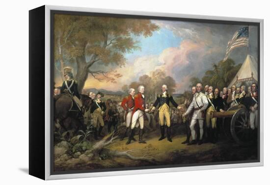 Saratoga: Surrender, 1777-John Trumbull-Framed Premier Image Canvas