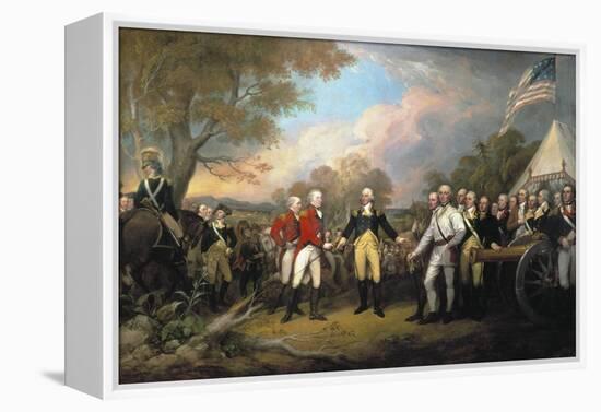 Saratoga: Surrender, 1777-John Trumbull-Framed Premier Image Canvas