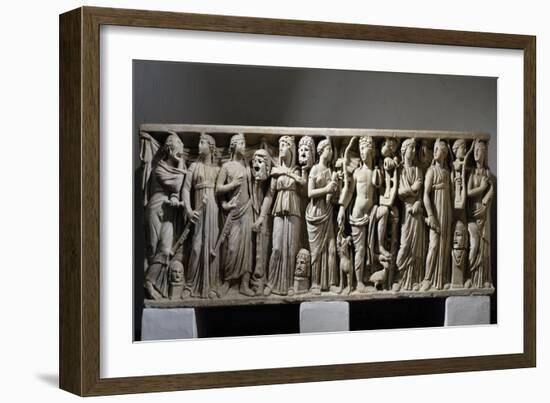 Sarcophagus of Julius Longinus-null-Framed Giclee Print