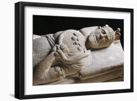 Sarcophagus of Senior Magistrate Wearing Necklace with Pendants--Framed Giclee Print