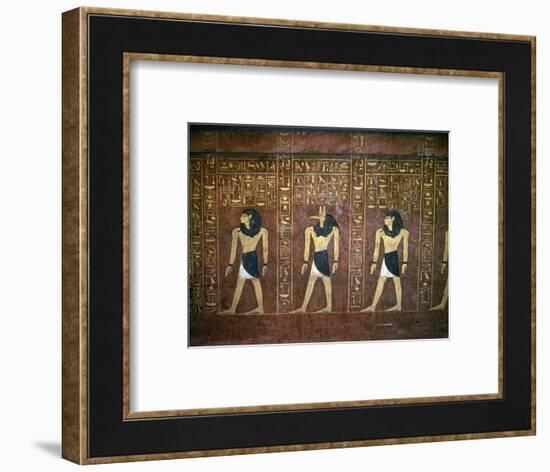 Sarcophagus of Tuthmosis IV, Ancient Egyptian, 18th dynasty, c1400-1390 BC-Werner Forman-Framed Giclee Print