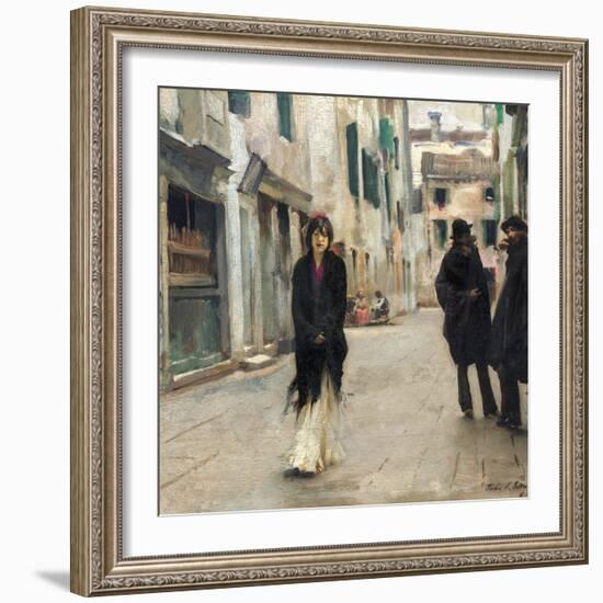 Sargent's Venice Studies V-John Singer Sargent-Framed Art Print