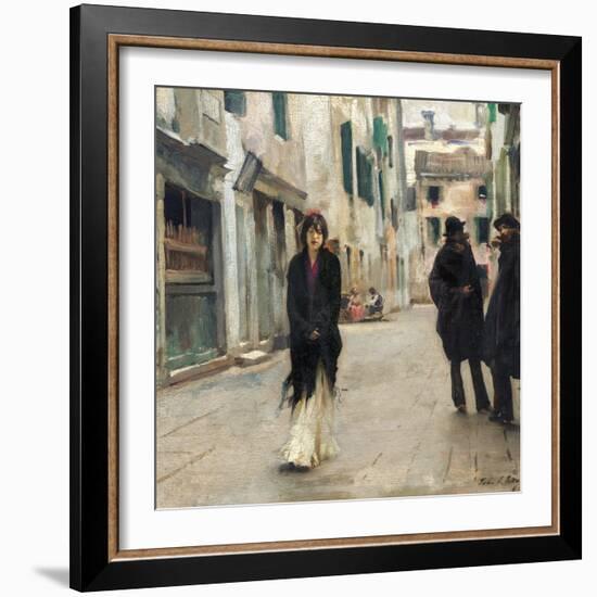 Sargent's Venice Studies V-John Singer Sargent-Framed Art Print