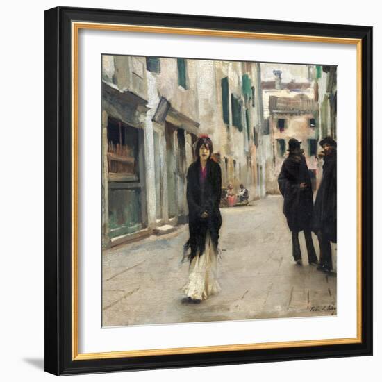 Sargent's Venice Studies V-John Singer Sargent-Framed Art Print