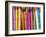 Sari Lengths of Brightly Coloured Cotton, Hand Woven on Village Looms, Kalna, West Bengal, India-Annie Owen-Framed Photographic Print