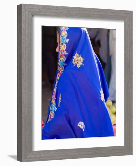 Sari Woman, New Delhi, India-Bill Bachmann-Framed Photographic Print