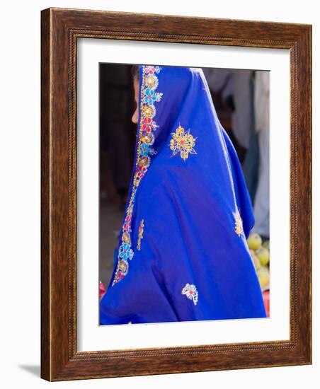 Sari Woman, New Delhi, India-Bill Bachmann-Framed Photographic Print