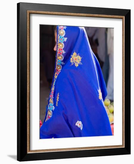 Sari Woman, New Delhi, India-Bill Bachmann-Framed Photographic Print