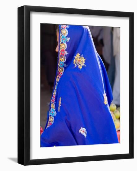 Sari Woman, New Delhi, India-Bill Bachmann-Framed Photographic Print