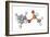 Sarin Nerve Gas Molecule-Laguna Design-Framed Photographic Print