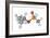 Sarin Nerve Gas Molecule-Laguna Design-Framed Photographic Print