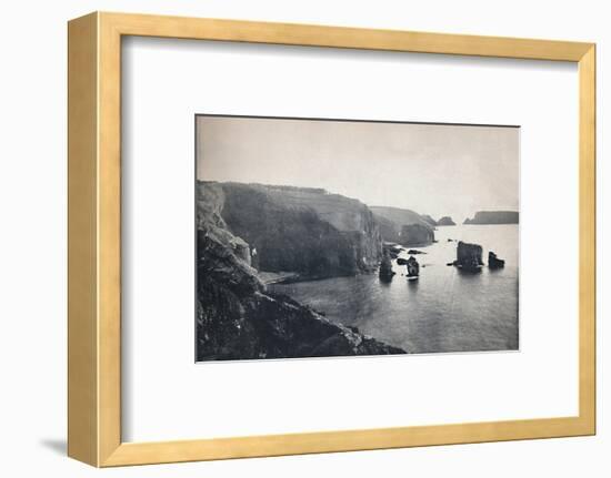 'Sark - Les Autelets Rocks', 1895-Unknown-Framed Photographic Print