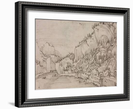 Sarmingstein on the Danube, 1511-Albrecht Altdorfer-Framed Giclee Print