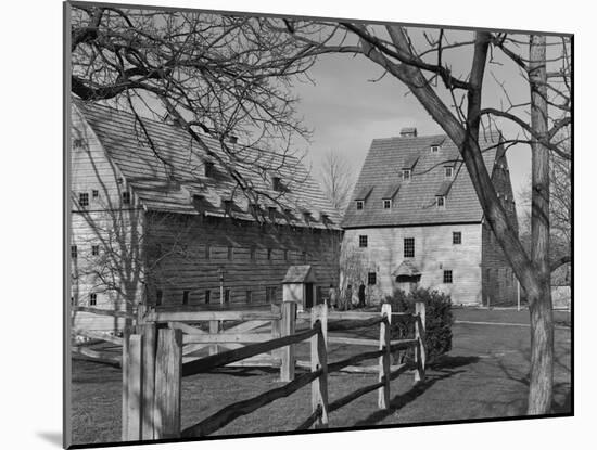 Saron and Saal of Ephrata Cloister at Ephrata, Pennsylvania-GE Kidder Smith-Mounted Photographic Print