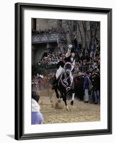 Sartiglia, Oristano, Sardinia, Italy-Oliviero Olivieri-Framed Photographic Print