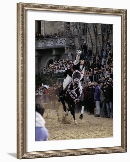 Sartiglia, Oristano, Sardinia, Italy-Oliviero Olivieri-Framed Photographic Print