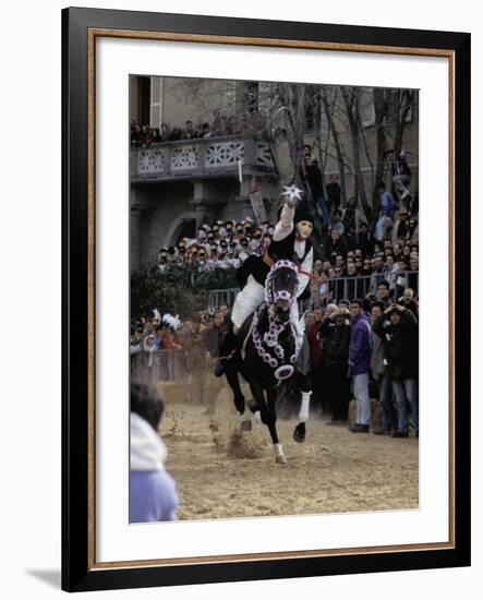 Sartiglia, Oristano, Sardinia, Italy-Oliviero Olivieri-Framed Photographic Print