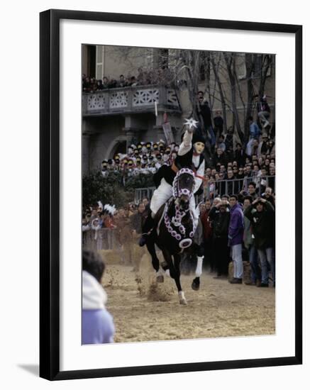 Sartiglia, Oristano, Sardinia, Italy-Oliviero Olivieri-Framed Photographic Print