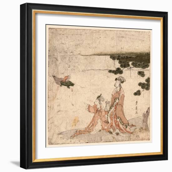 Saru No Ikigimo-Utagawa Toyohiro-Framed Giclee Print