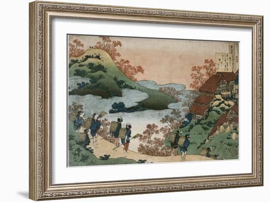 Sarumaru Daiyû-Katsushika Hokusai-Framed Giclee Print