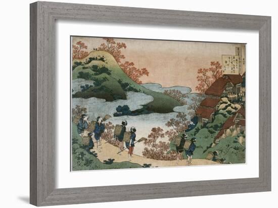 Sarumaru Daiyû-Katsushika Hokusai-Framed Giclee Print