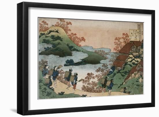 Sarumaru Daiyû-Katsushika Hokusai-Framed Giclee Print