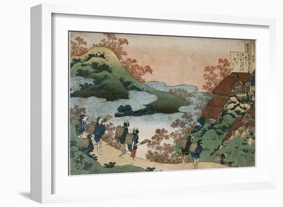 Sarumaru Daiyû-Katsushika Hokusai-Framed Giclee Print