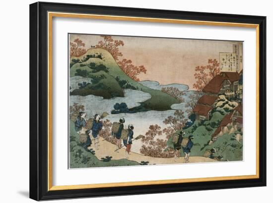 Sarumaru Daiyû-Katsushika Hokusai-Framed Giclee Print