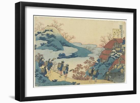 Sarumaru-Dayu, C. 1839-Katsushika Hokusai-Framed Giclee Print