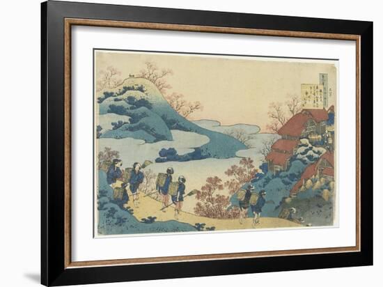 Sarumaru-Dayu, C. 1839-Katsushika Hokusai-Framed Giclee Print