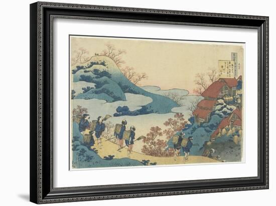Sarumaru-Dayu, C. 1839-Katsushika Hokusai-Framed Giclee Print