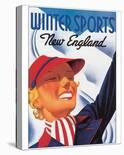 Winter Sports, New England-Sascha Maurer-Framed Premium Giclee Print