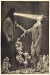 Achillies and Hercules, 1923-1926-Sascha Schneider-Framed Premier Image Canvas