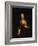 Saskia with a Red Flower-Rembrandt van Rijn-Framed Giclee Print