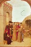 St Francis Speaking with Wolf of Gubbio, from Altarpiece of Holy Sepulchre, 1437-1444-null-Giclee Print
