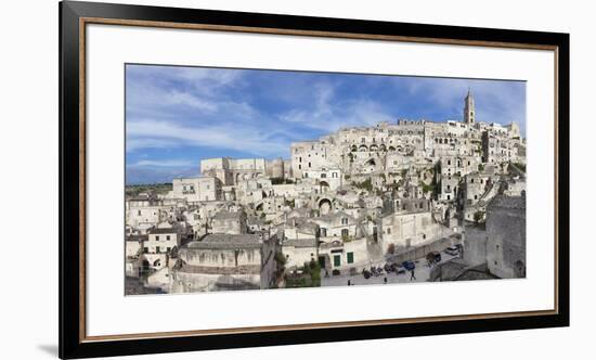 Sasso Barisano and cathedral, UNESCO World Heritage Site, Matera, Basilicata, Puglia, Italy, Europe-Markus Lange-Framed Premium Photographic Print