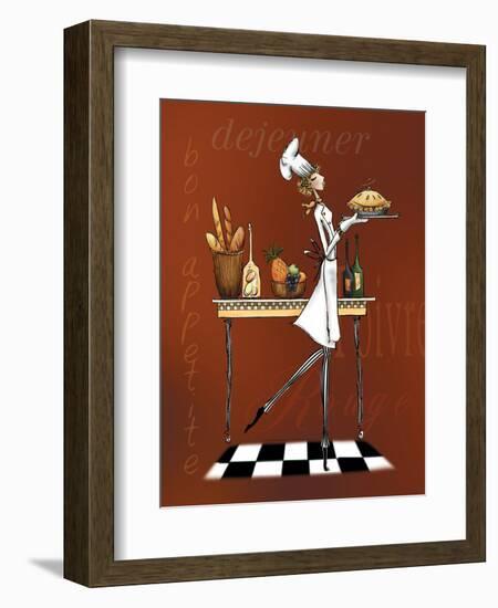 Sassy Chef I-Mara Kinsley-Framed Art Print