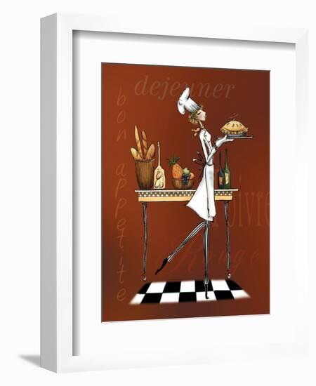 Sassy Chef I-Mara Kinsley-Framed Art Print