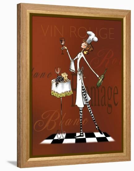 Sassy Chef II-Mara Kinsley-Framed Stretched Canvas