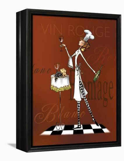 Sassy Chef II-Mara Kinsley-Framed Stretched Canvas