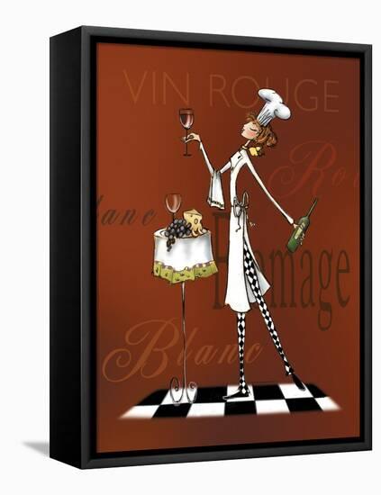 Sassy Chef II-Mara Kinsley-Framed Stretched Canvas