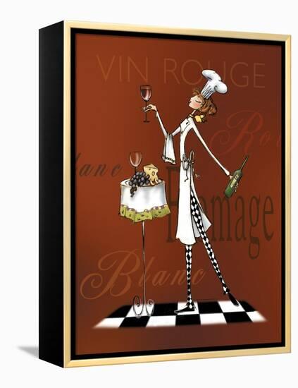 Sassy Chef II-Mara Kinsley-Framed Stretched Canvas