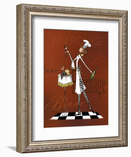 Sassy Chef II-Mara Kinsley-Framed Art Print