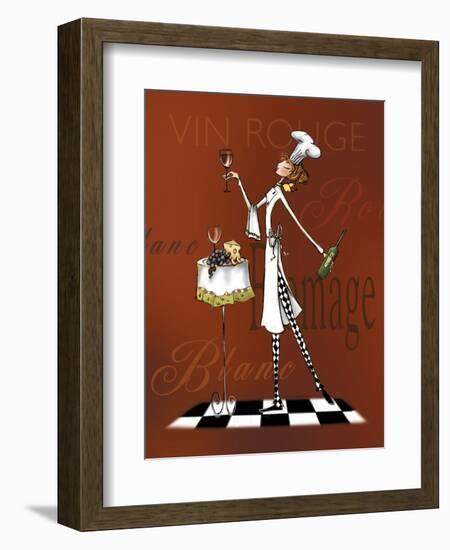 Sassy Chef II-Mara Kinsley-Framed Art Print