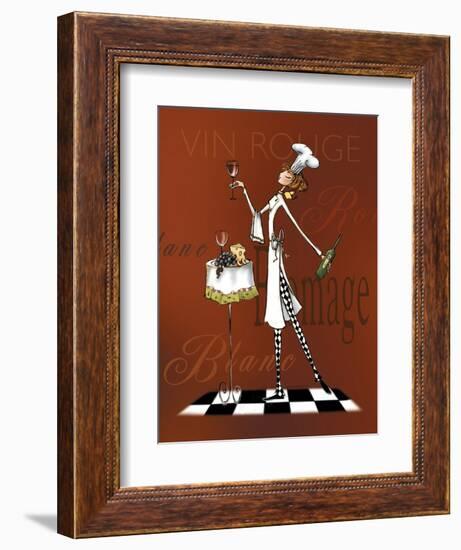 Sassy Chef II-Mara Kinsley-Framed Art Print